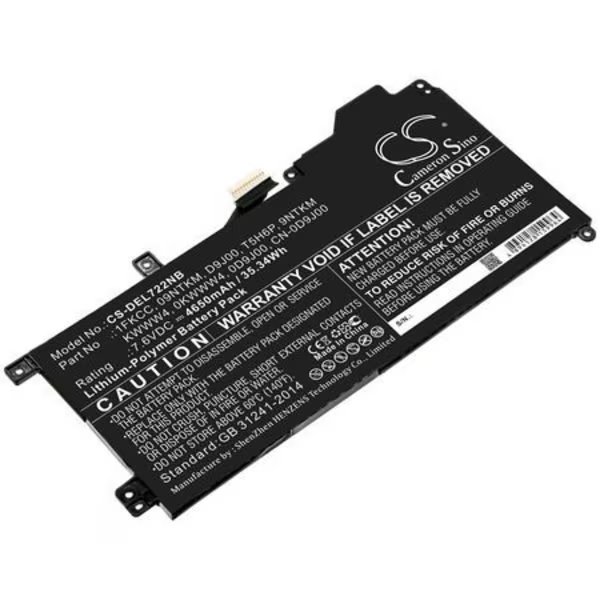 Replacement for Dell Latitude 7200 2-in-1 Battery, Ilc, Mfr#: LATITUDE 7200 2-IN-1